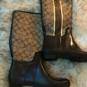 Authentic Coach Rain boots